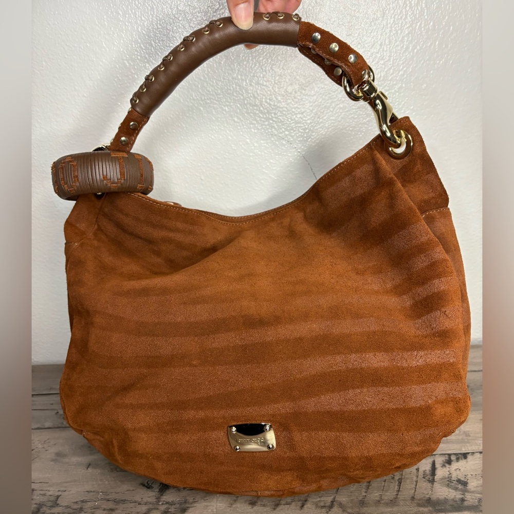 Jimmy Choo Brown Suede Hobo Bag, Pristine Condition